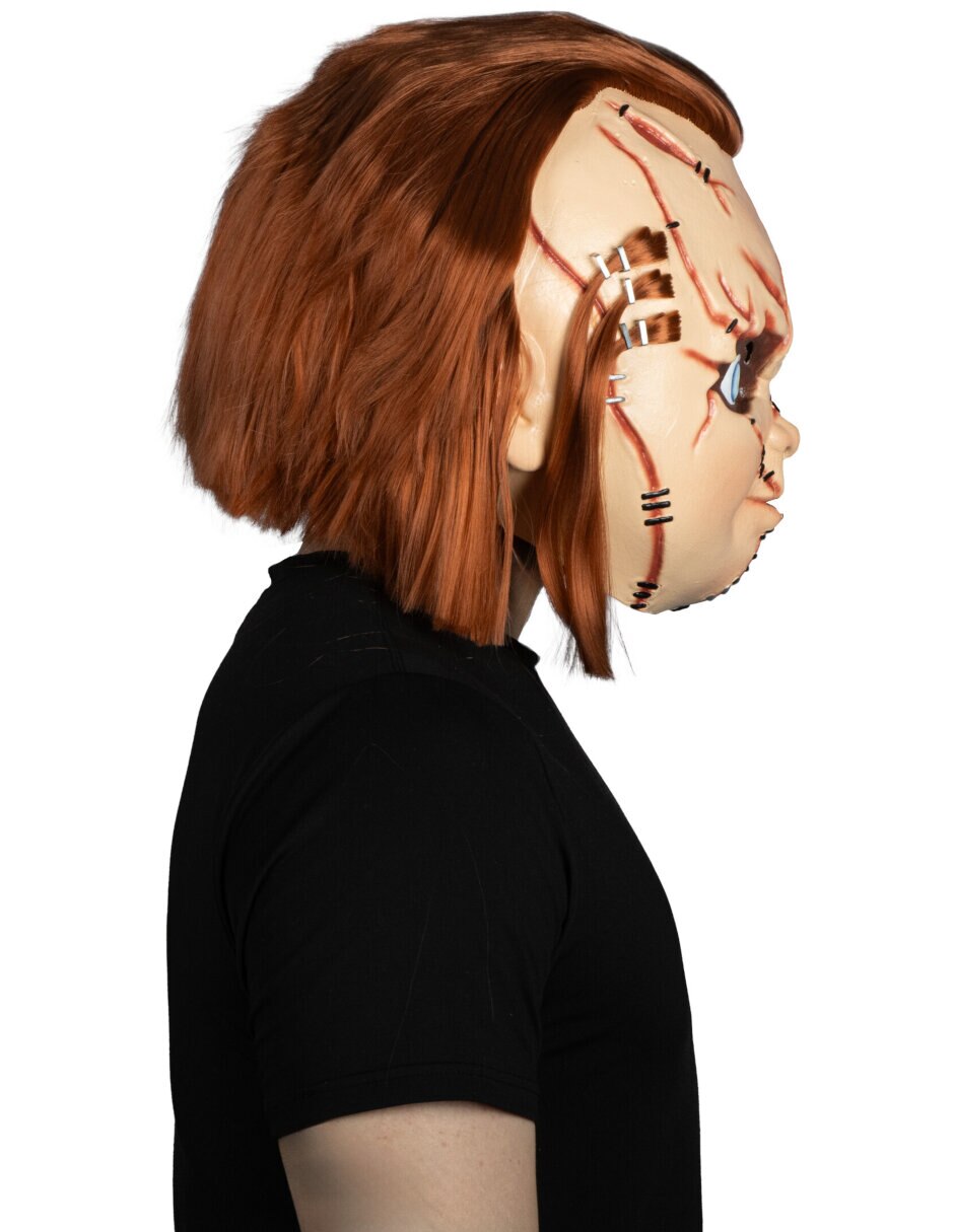 Máscara para disfraz de muñeco diabólico chucky halloween 6