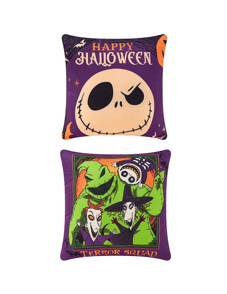 Cojín decorativo Reversible Halloween Jack Skellington