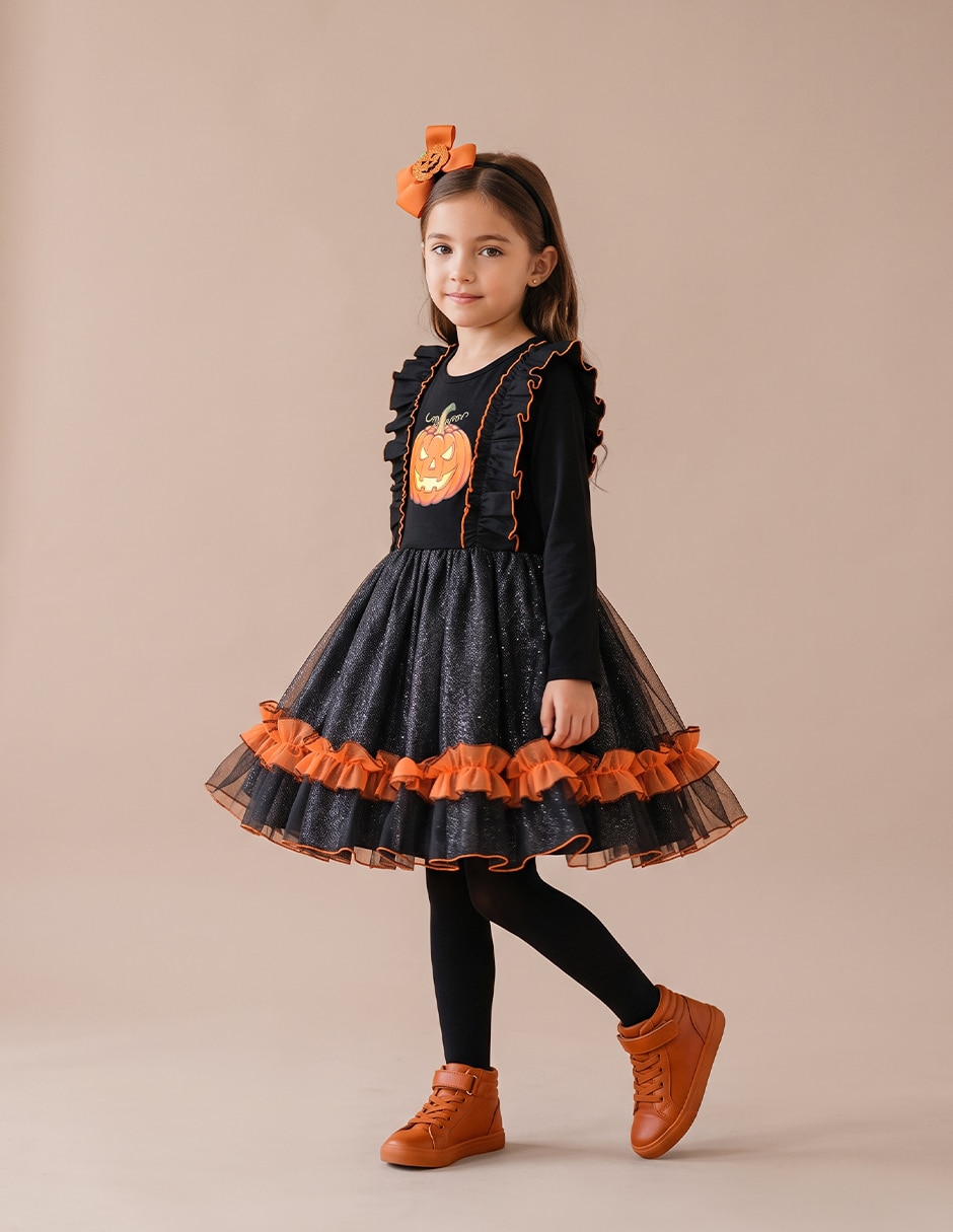 Disfraz ves calabaza 2 chg de calabaza para niña 2
