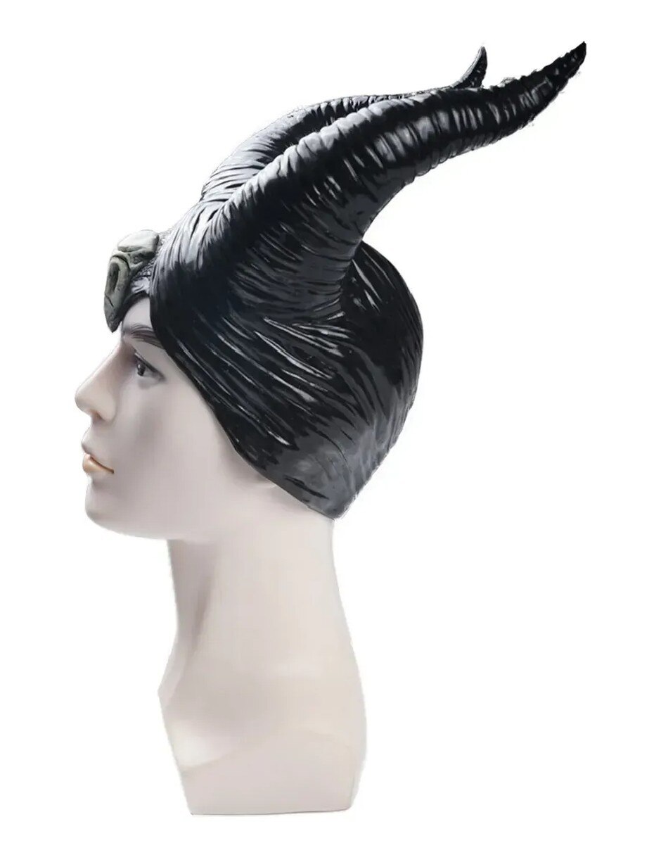Diadema para disfraz de cuernos de maléfica 2