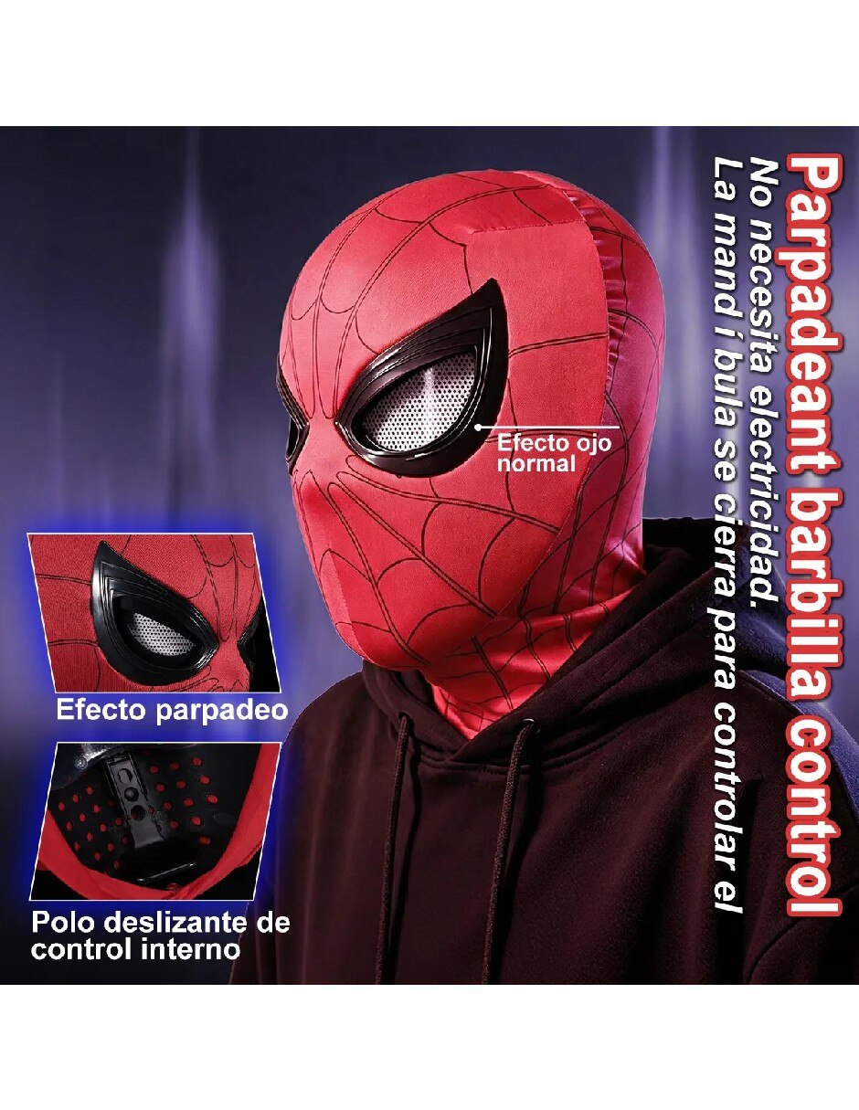 Máscara para disfraz de spiderman 5