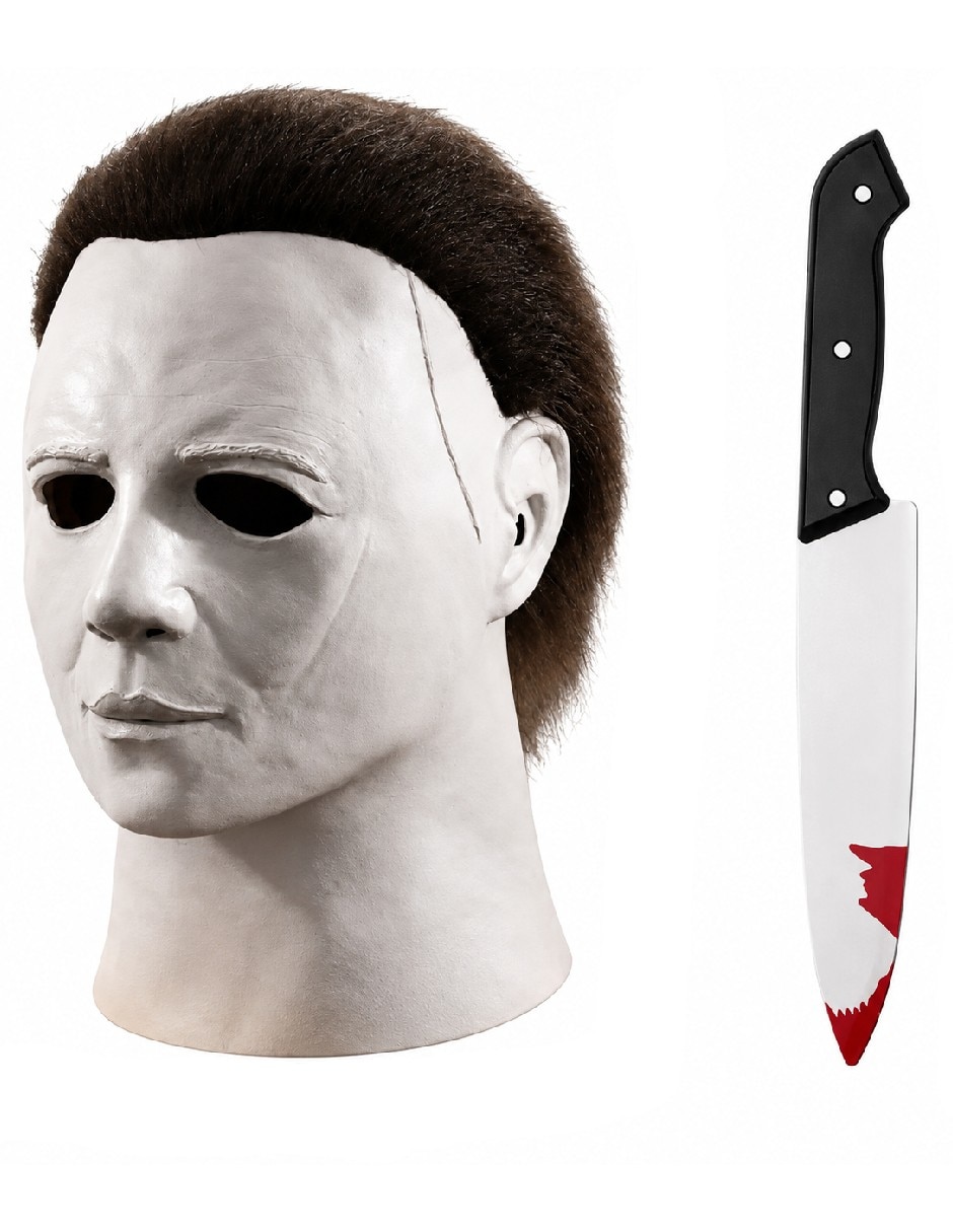 Set de accesorios para disfraz máscara de Michael Myers