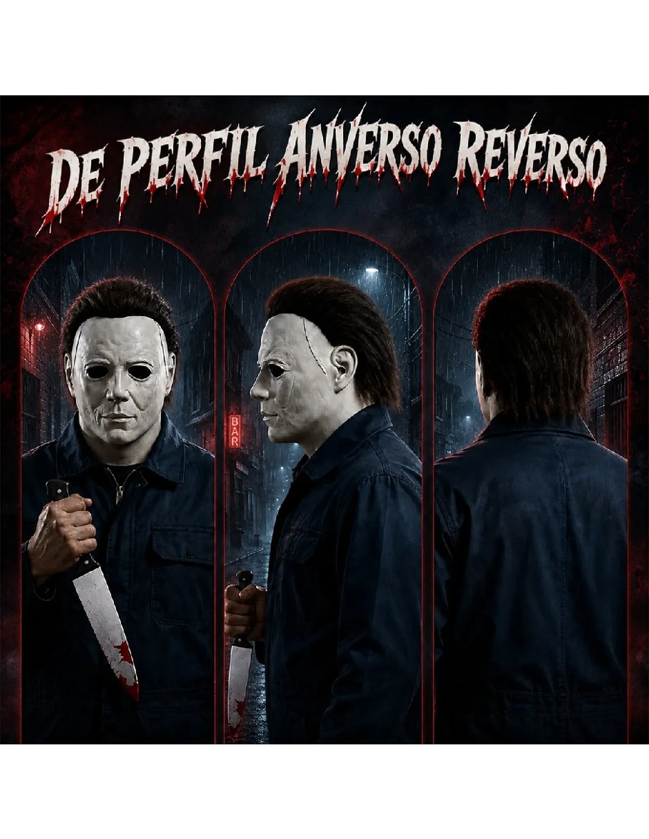 Set de accesorios para disfraz máscara de Michael Myers 5