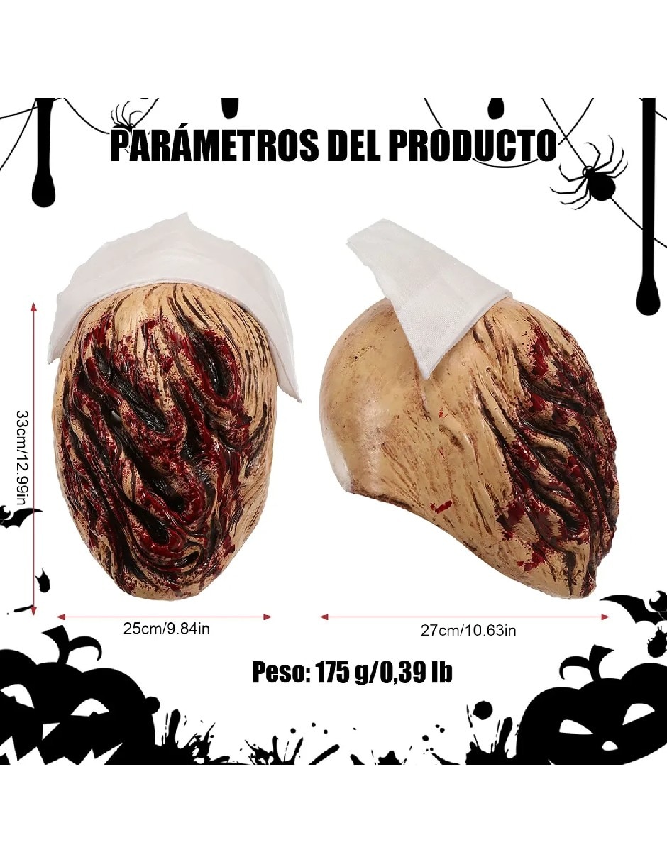 Máscara para disfraz de enfermera de silent hill 4