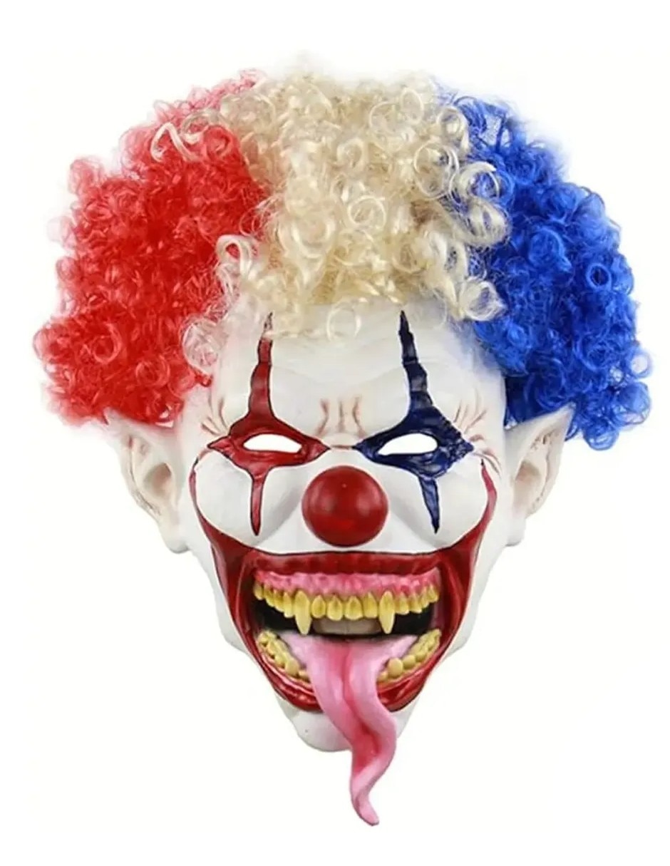 Máscara para disfraz de payaso