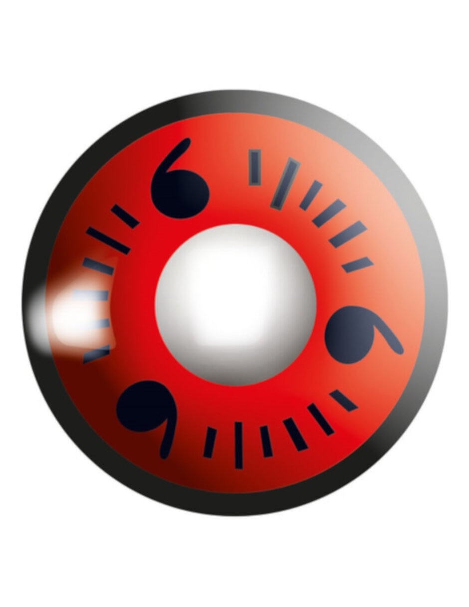 Lentes de contacto para disfraz de Sharingan Fantasía Lentes de contacto para disfraz de Sharingan Fantasía