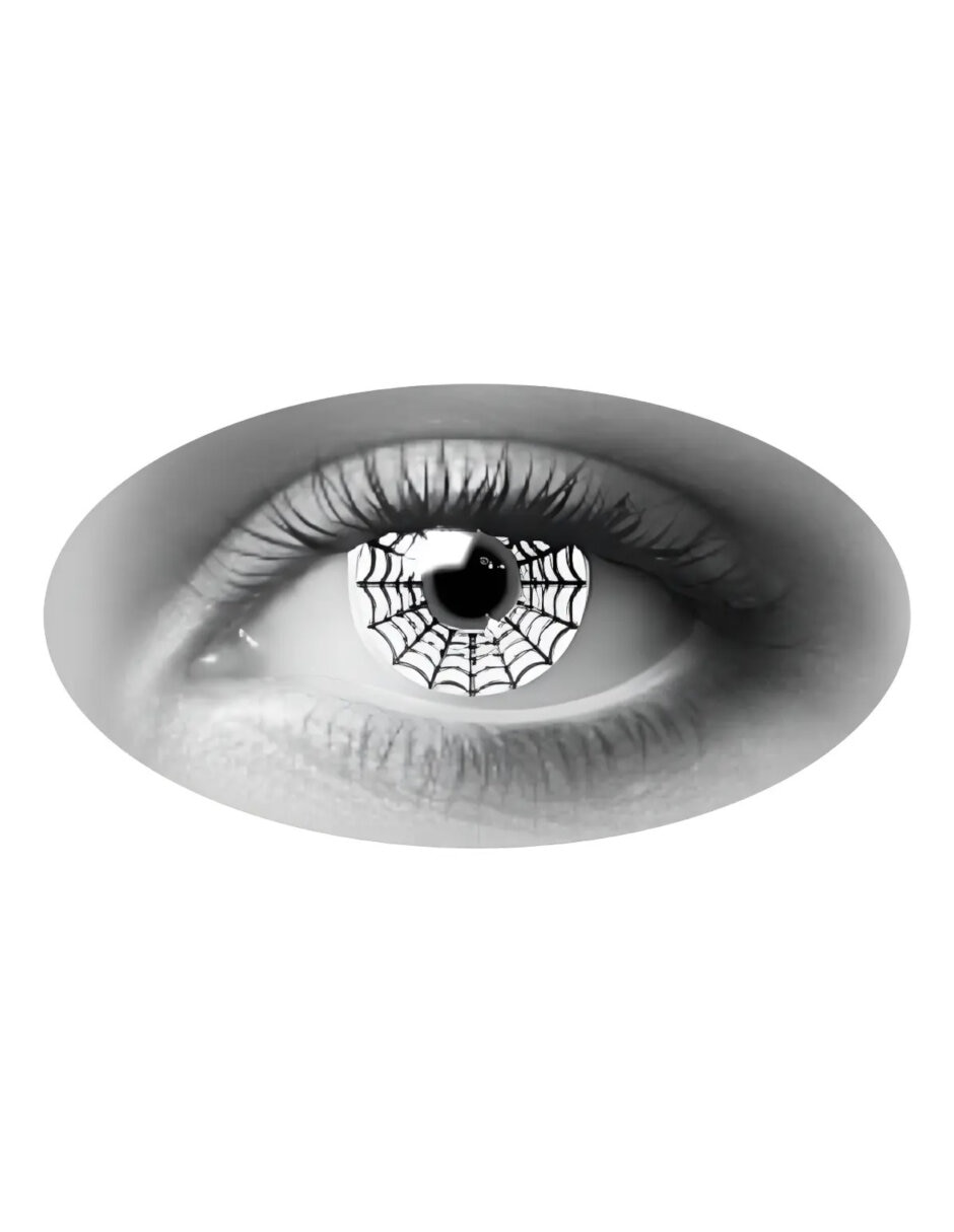 Lentes de contacto para disfraz de Telaraña Fantasía Lentes de contacto para disfraz de Telaraña Fantasía