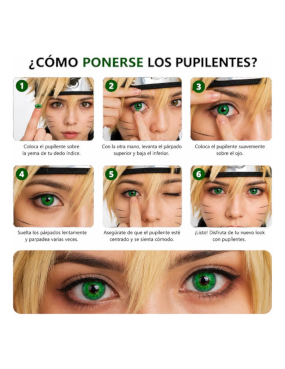 Lentes de contacto para disfraz de pupilentes neón pupilentes de fantasia 2