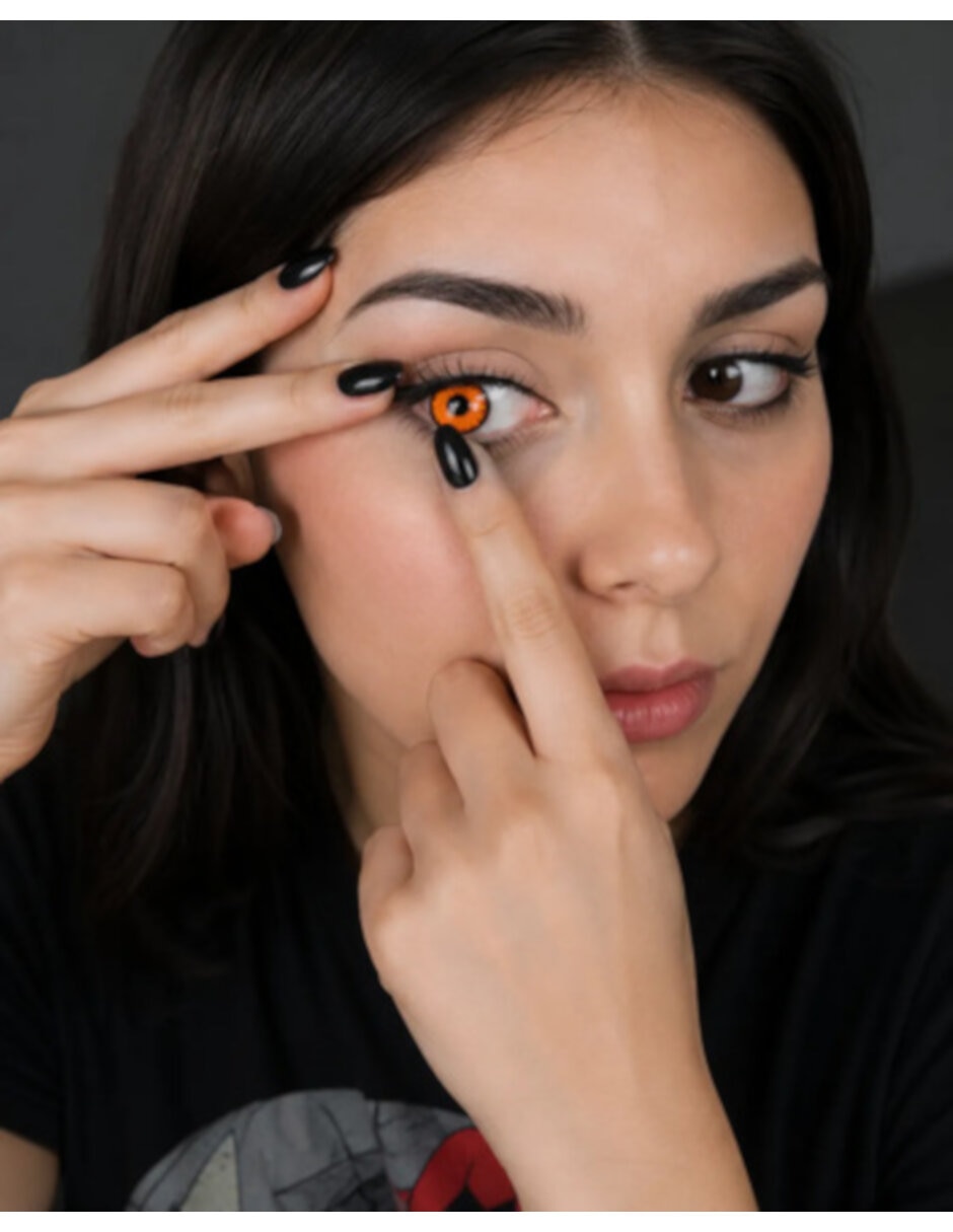 Lentes de contacto para disfraz Fantasía Neón 2