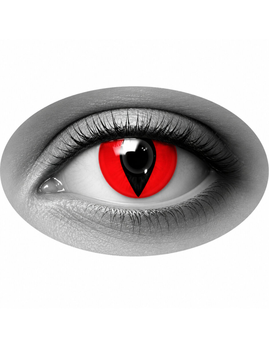 Lentes de contacto para disfraz de pupilentes de reptiliano reptiliano