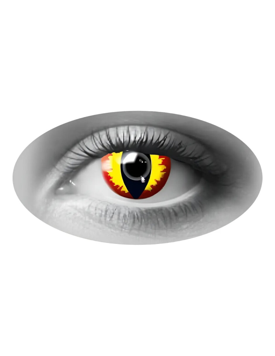 Lentes de contacto para disfraz de pupilentes de dragón pupilentes de fantasia