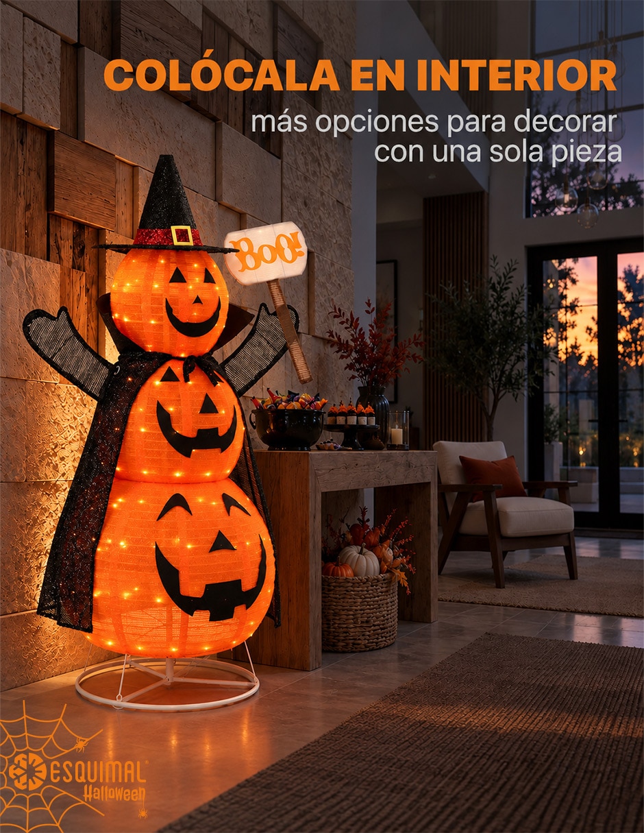 Figura decorativa Muñeco Decorativo de Terror con forma de Calabazas 5