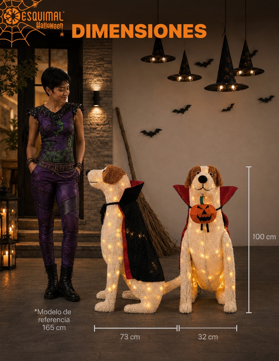Figura decorativa Muñeco Decorativo de Terror con forma de Perro 10