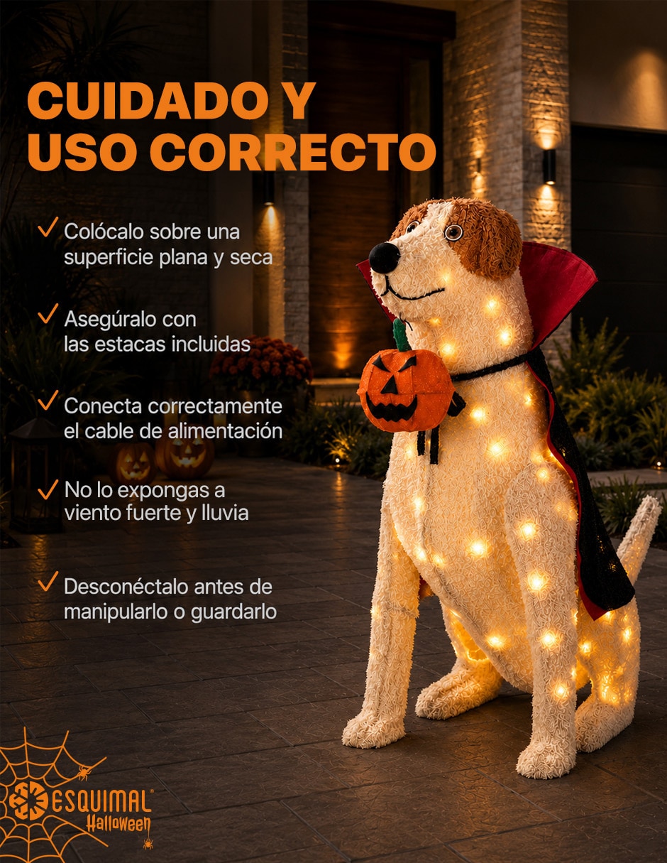 Figura decorativa Muñeco Decorativo de Terror con forma de Perro 7
