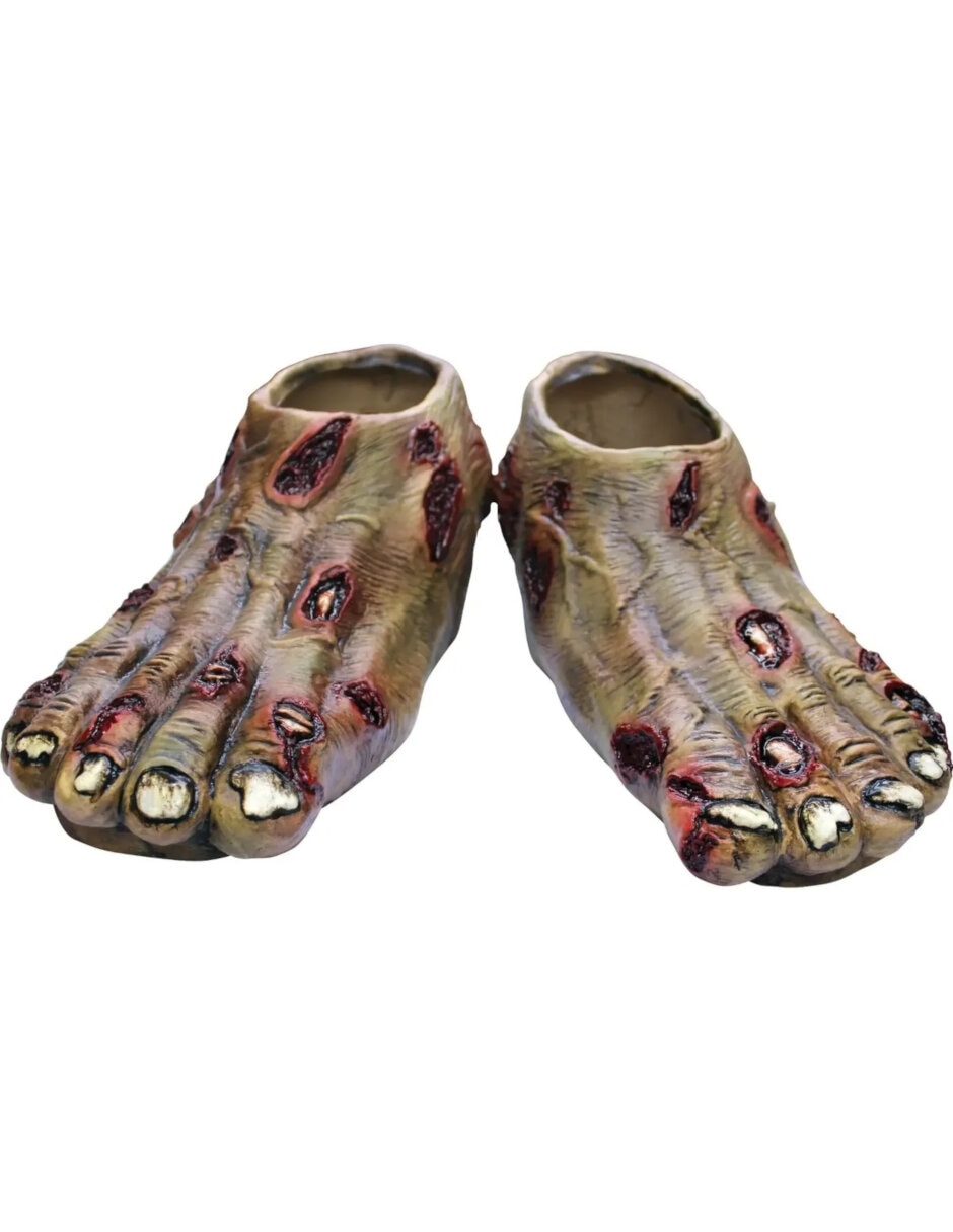 Cubre zapatos para disfraz de Cubre Zapatos Pie de Zombie Accesorio Cubre zapatos para disfraz de Cubre Zapatos Pie de Zombie Accesorio