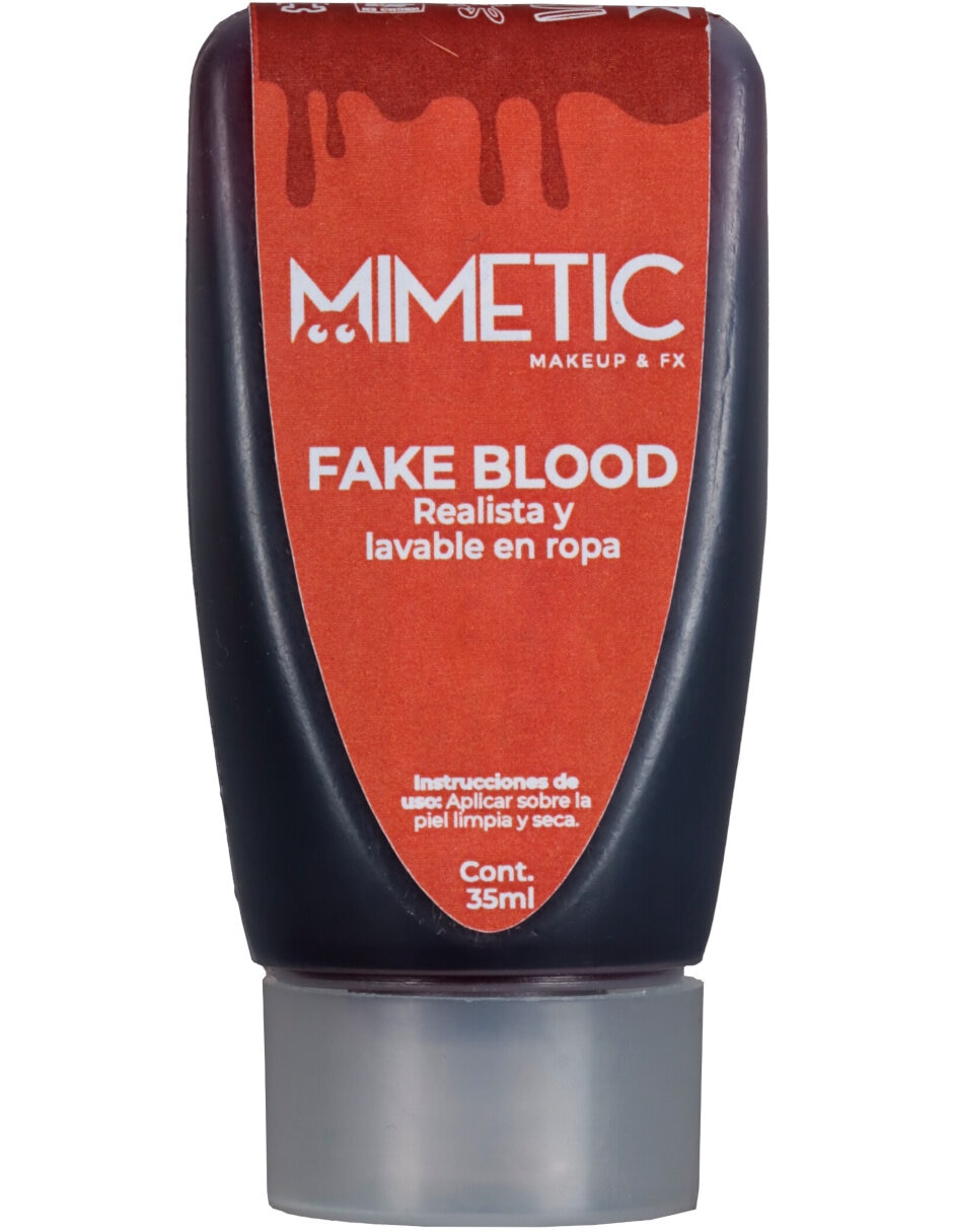 Maquillaje para disfraz de Sangre Falsa 35 ml Adorno
