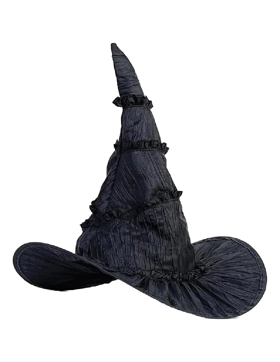 Sombrero para disfraz de Sombrero de bruja estilo remendado Sombrero para disfraz de Sombrero de bruja estilo remendado