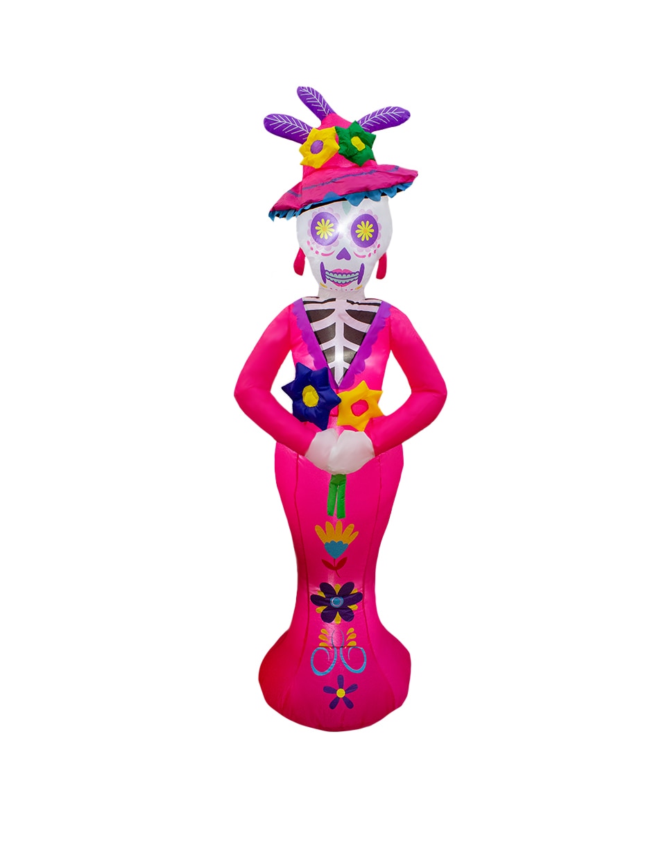 Inflable decorativo forma de Catrina Inflable decorativo forma de Catrina