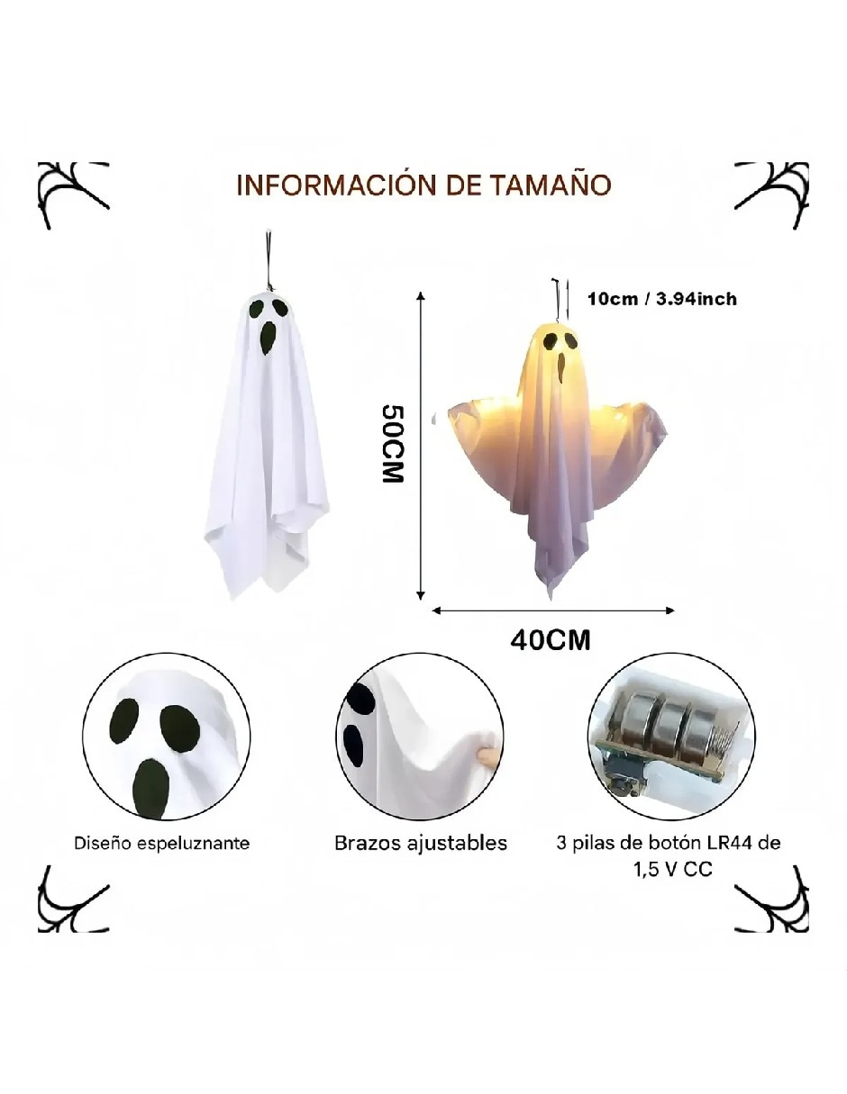 Figura decorativa con forma de fantasma 5
