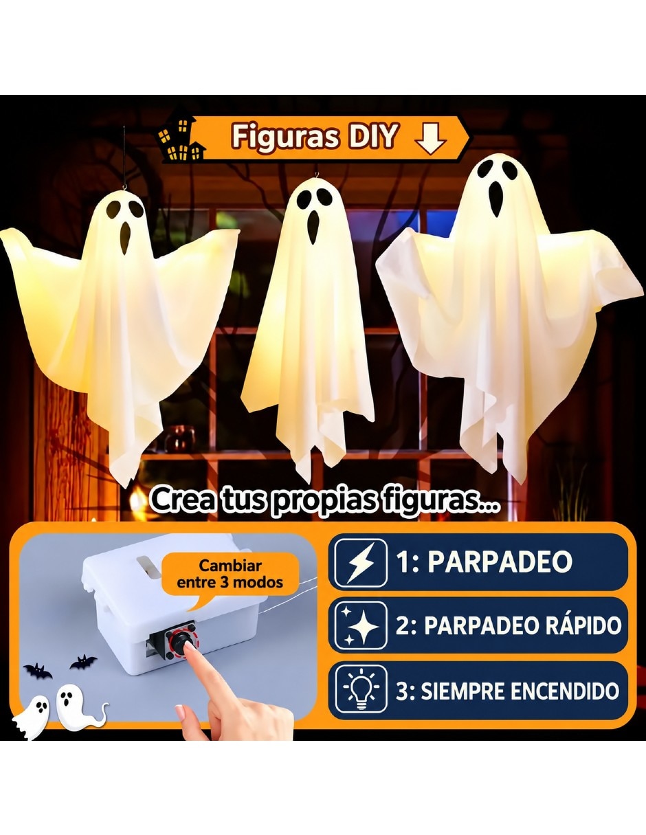 Figura decorativa con forma de fantasma 4