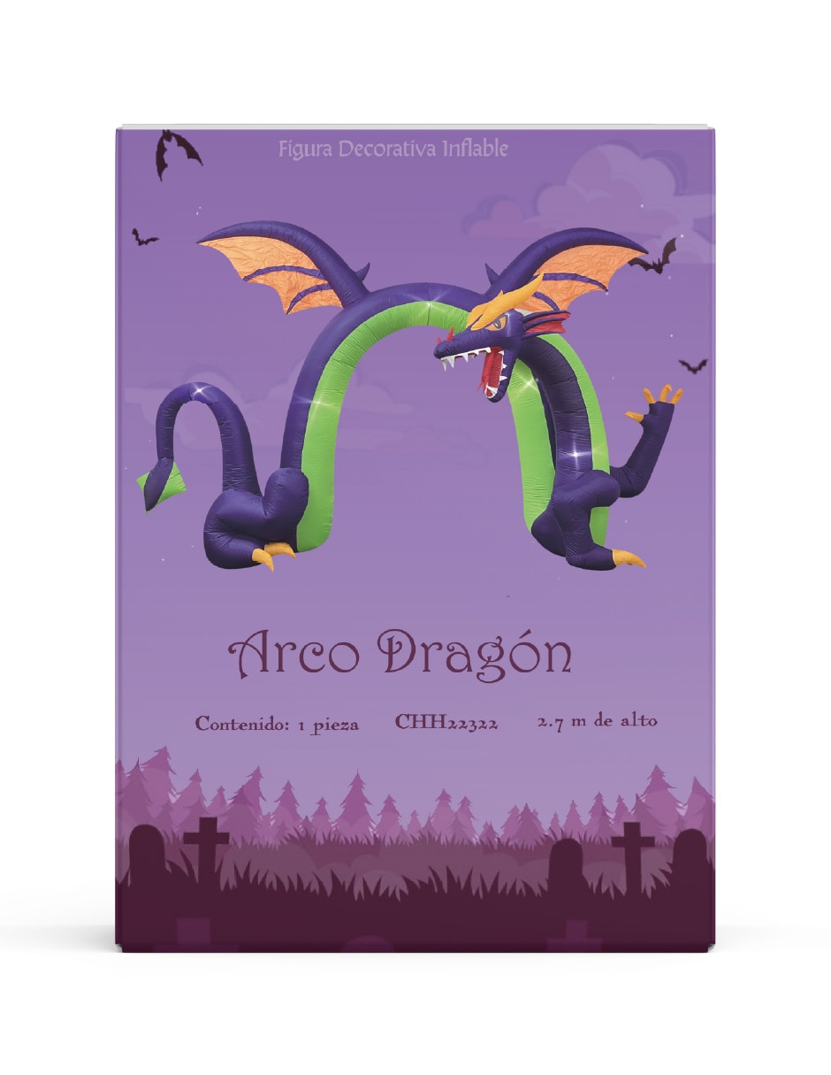 Inflable decorativo forma de dragón 3