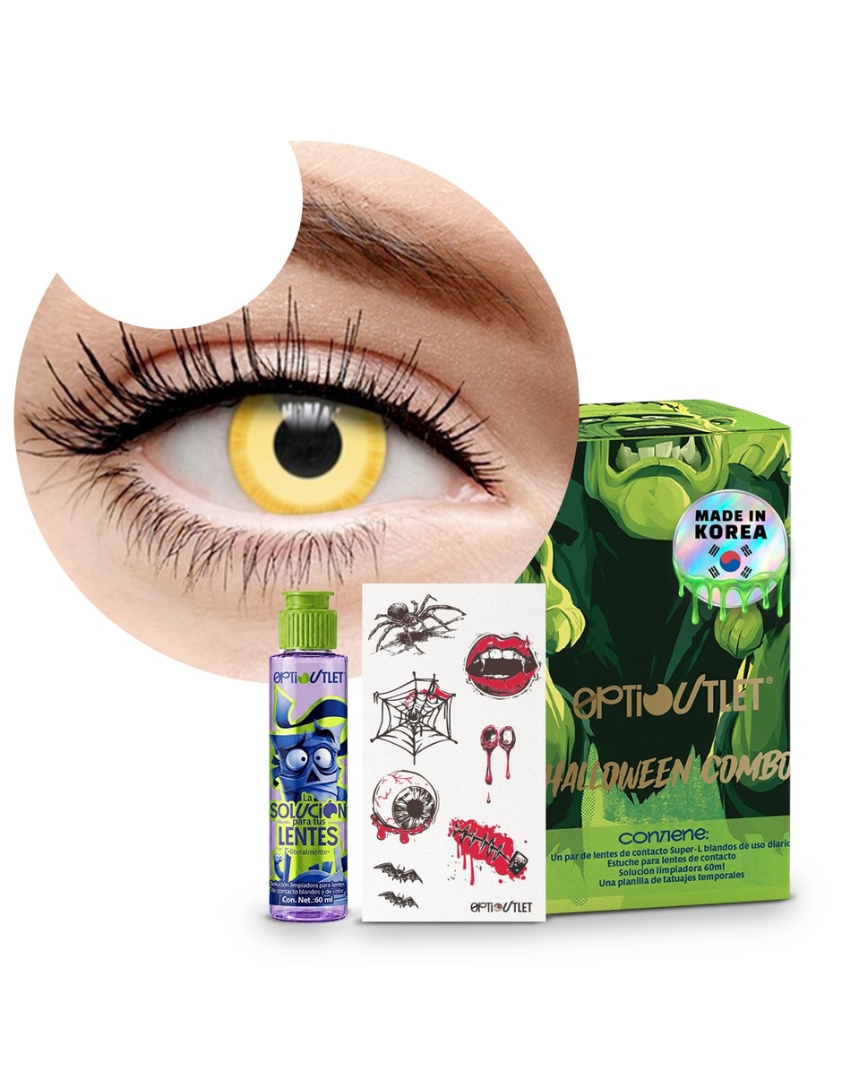 Lentes de contacto para disfraz de cosplay halloween optioutlet