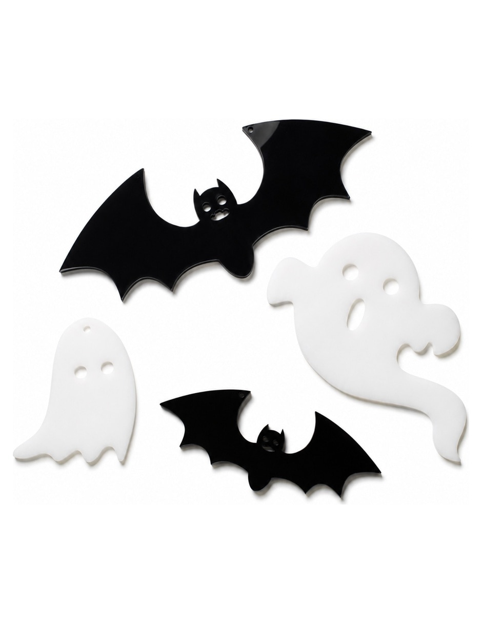 Set decoración colgantes halloween con forma de irregular 6