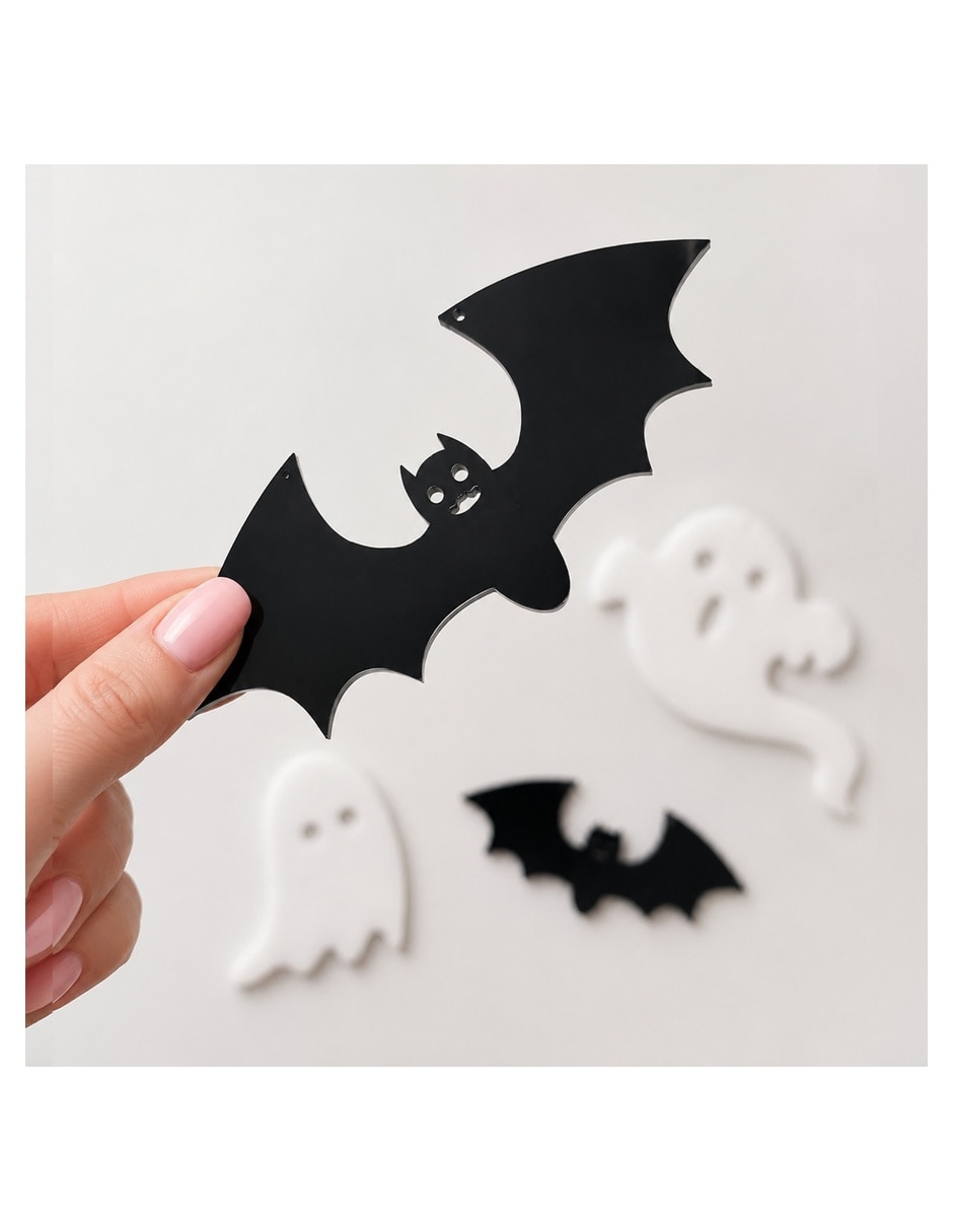 Set decoración colgantes halloween con forma de irregular 4